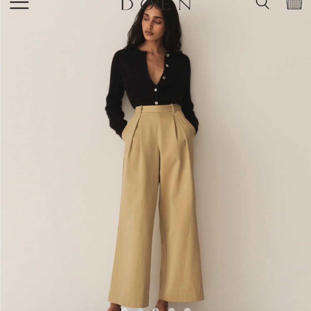 Doen hilaire pant in black